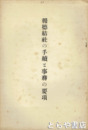 報徳結社の手続と事務の要項