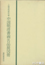 中国明清書画名品展図冊　上海博物館蔵