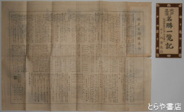 水戸名勝独案内　裏面・偕楽園好文亭平面図