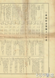 学校給食実施上の注意