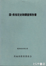 国・県指定史跡調査報告書