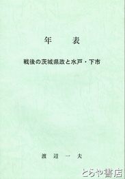 年表　戦後の茨城県政と水戸・下市