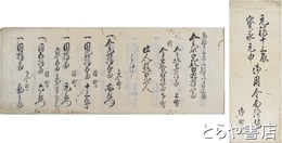 元禄十三年辰宝永元申御用金面付帳　御町方