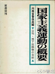 国家主義運動の概要　公刊・地下出版物の分析