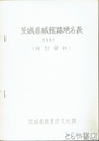 茨城県城館跡地名表　１９８１（検討資料）