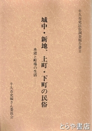 城中・新地、上町・下町の民俗　牛久市史民俗調査報告書２　水辺と町場の生活