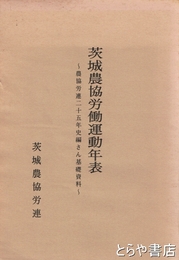 茨城農協労働運動年表　農協労連二十五年史編さん基礎資料