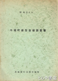 牛堀町建設基礎調査書