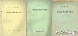 工業統計調査結果の概況　昭和３５年　３６年　３７年