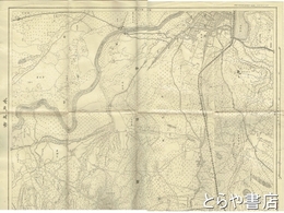 水戸上市　迅速測図二万分一の一部