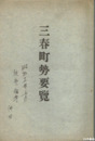三春町勢要覧