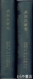 武田氏研究　１～２０号　上製本に合本（表紙・裏表紙付）