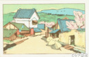 竹久夢二木版画「奈良」