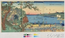 東海道神名川横浜風景　国綱画　３枚続