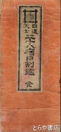 日蓮大士　二十八宿日割鑑