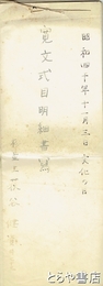 寛文式目明細書写