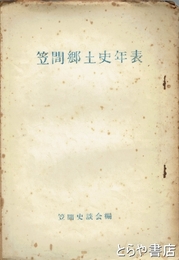 笠間郷土史年表