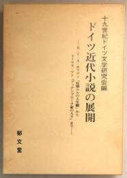 ドイツ近代小説の展開 :－E.T.A.ホフマン『牡猫ムルの人生観』からトーマス・マン『ブッデンブローク家の人々』まで－