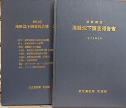 原町地区（福島）　地盤沈下調査報告書