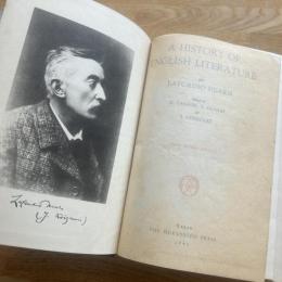 A history of English literature （小泉八雲）