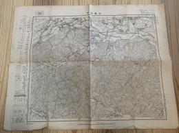 地図【武蔵府中】昭和22年発行 地理調査所 二万五千分一地形図