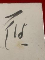【森澄雄 色紙 毛筆肉筆 落款】