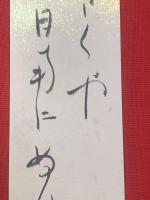 【星野麦人 短冊 毛筆肉筆】