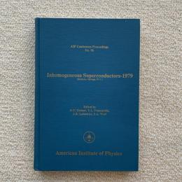 Inhomogeneous superconductors--1979 (Berkeley Springs, W.V.)