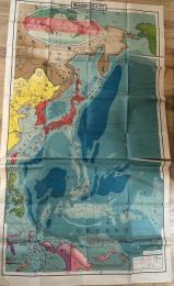 教室常備　大日本帝国地図　3分割 ３枚1セット
