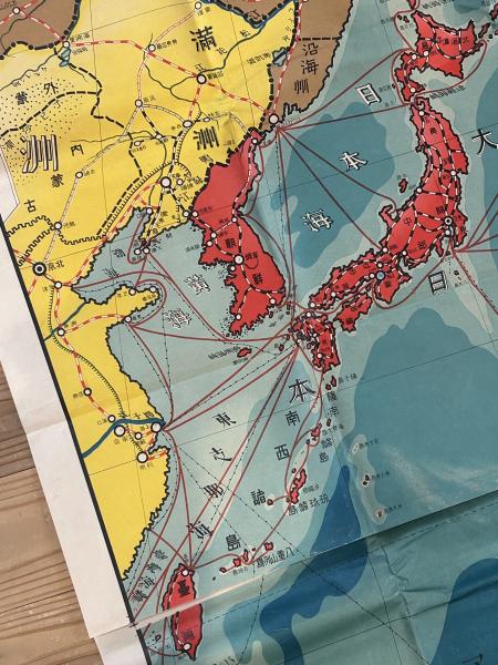 教室常備 大日本帝国地図 3分割 3枚1セット / ブックセンター