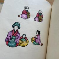 陸奥弘前下川原土人形版画集 限定100部