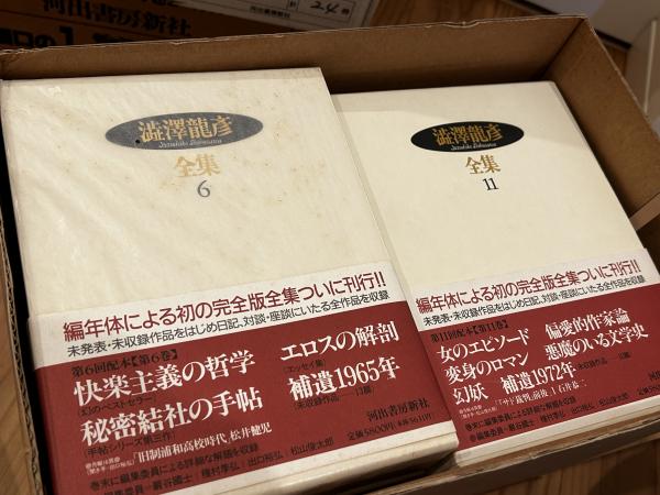 澁澤龍彦全集 揃 22巻＋別巻2巻＋月報集成1冊 計25冊(澁澤龍彦著
