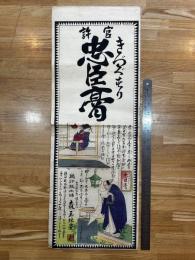 官許 忠臣膏　きずぐすり 鶏卵散本舗　森玉林堂(薬：引札、広告)