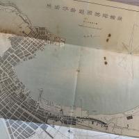 北海道鐵道網走線全通記念圖表/北海道地図付