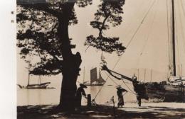 N26010682〇戦前絵葉書○香川県 粟島（あわしま・三豊市）木造船3隻　古写真○和本古書古文書
