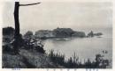 N26011631〇戦前絵葉書○千葉県 銚子 犬若の全景（海岸,岩礁,犬岩)　古写真○和本古書古文書

