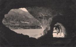 N26011671〇戦前絵葉書○大分県 耶馬渓 青洞門より曽木村を望む　古写真○和本古書古文書
