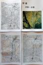 D26010Ⅳ08〇古地図比較 中部地方 伊那・赤穂 明治大正昭和地図３枚＋写真 地形図集成 東京法令 １９７８年〇和本古書古文書