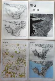 D26010Ⅶ02〇古地図比較 北海道地方 室蘭  明治大正昭和地図３枚＋写真 地形図集成 東京法令 １９７８年〇和本古書古文書