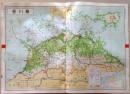 D26011336〇大日本分県地図  香川県 高松  観光地図 公共機関要覧 地名総覧  昭和４３年〇和本古書古文書