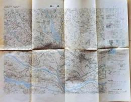 D26012104〇古地図  五万分一地形図 龍ケ崎 昭和４５年〇和本古 書古文書