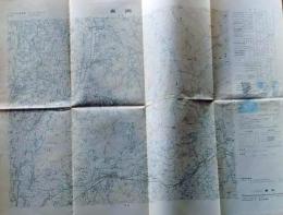 D26012109〇古地図  五万分一地形図 真岡 昭和４５年〇和本古 書古文書