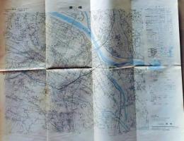 D26012110〇古地図  二万五千分一地形図 栗橋 昭和４５年〇和本古 書古文書