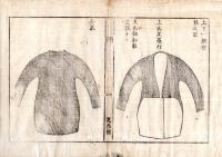 N26012114○明治布告布達○大礼服及通常礼服を定め 衣冠を祭服となし直垂狩衣上下等を廃す 上下一般礼服のイラスト図２丁○明治５年(壬申) 太政官布告 置賜県○和本古書古文書
