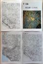 D26010Ⅴ14〇古地図比較 関東地方  習志野・八千代 明治大正昭和地図３枚＋写真 地形図集成 東京法令 １９７８年〇和本古書古文書