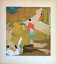 D26011015〇印刷 絵賛 源氏物語  蓬生   絵 土佐光起 美術家名鑑五十周年記念出版 昭和年代〇和本古書古文書