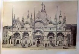 D26012503〇印刷 銅版画 サン・マルコ寺院  ヨーロッパ 昭和年代 ２００２年〇和本古書古文書