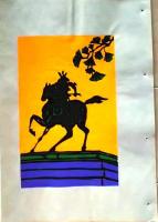 D260131B01〇彩色木版画 忙散亭図会 皇居周辺 楠公銅像  高尾亮一著画刻〇和本古書古文書