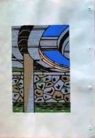 D260131B14〇彩色木版画 忙散亭図会 皇居周辺 高速道路  高尾亮一著画刻〇和本古書古文書