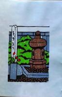 D260131B16〇彩色木版画 忙散亭図会 皇居周辺 将門首塚  高尾亮一著画刻〇和本古書古文書